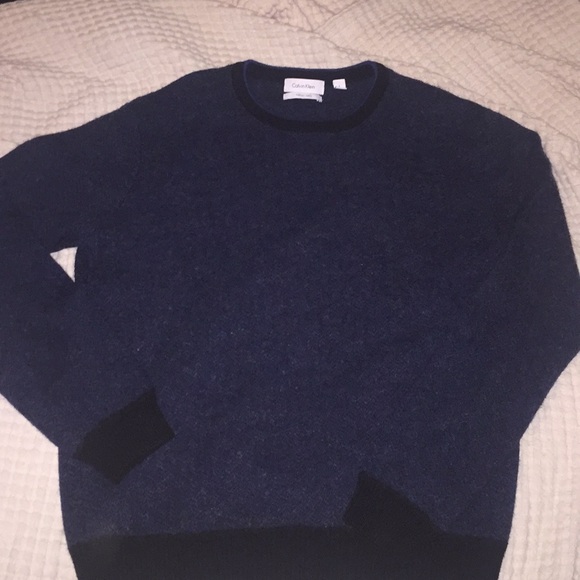 Calvin Klein Sweaters - Calvin Klein Navy Blue Crewneck Sweater